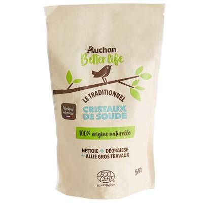 Auchan Better Life Cristaux de soude, 500g