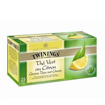 Twinings Thé vert au citron, 25 sachets