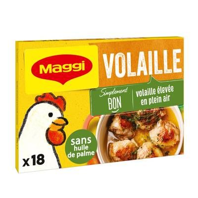 Maggi Bouillon Kub volaille - 18 Cubes, 18x10g