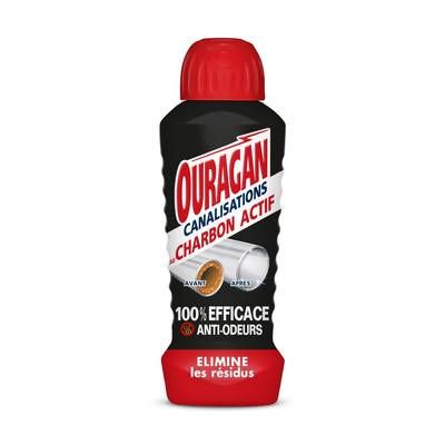 WC net Entretien Ouragan canalisations au charbon actif, 700ml