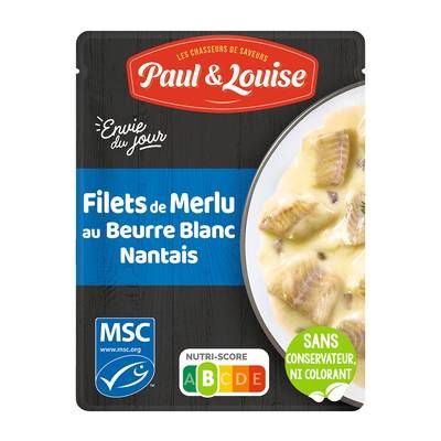 Paul & Louise - Envie du Jour Filets de Merlu MSC au Beurre Blanc Nantais, 180g