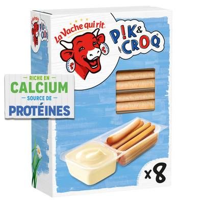 La vache qui rit Fromage fondu et gressins natures, 280g