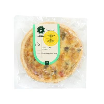 ARTISAN GOURMET Quiche 4 légumes Bio, 300g