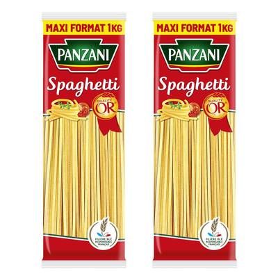 Panzani Pâtes Spaghetti, Lot de 2x1kg
