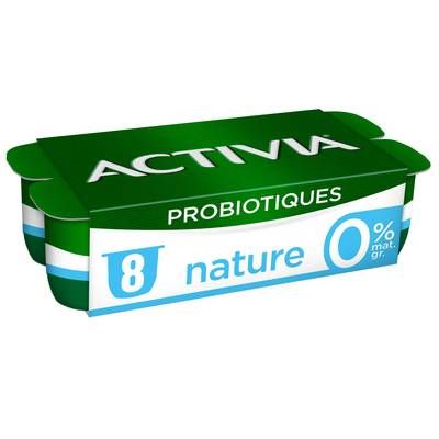 Activia Yaourt nature bifidus 0%, 8x125g