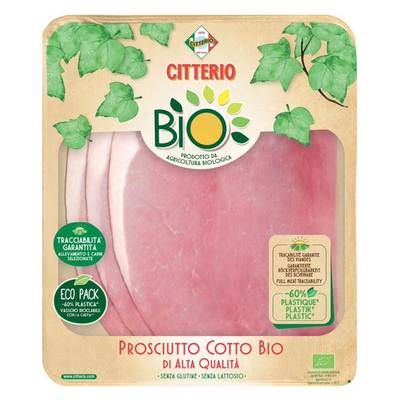 Citterio Jambon Cuit Bio, 100g