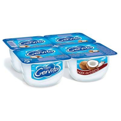 Gervita Fromage blanc mousse coco, 4x100g