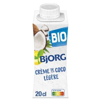 Bjorg Crème de coco légère bio, 20cl