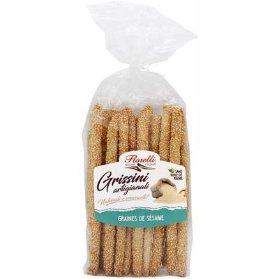 Florelli Gressins Graines de Sésame - Grissini, 250g