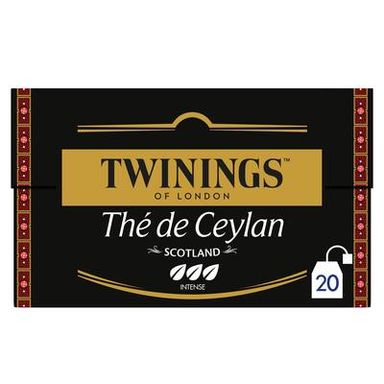 Twinings Thé de Ceylan Scotland, 20 sachets