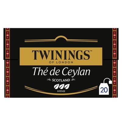Twinings Thé de Ceylan Scotland, 20 sachets