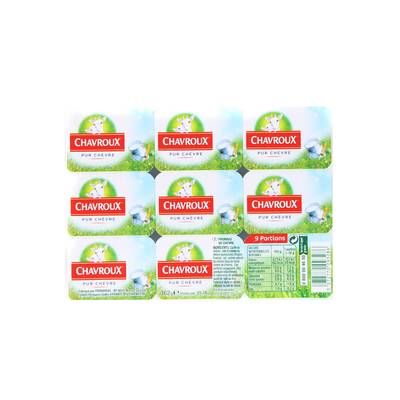 Chavroux Fromage de chèvre à tartiner, 9x18g