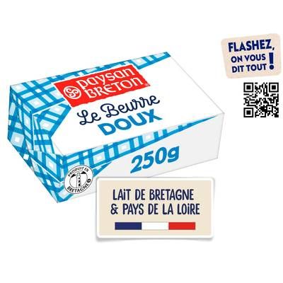 Paysan Breton Beurre doux plaquette, 250g