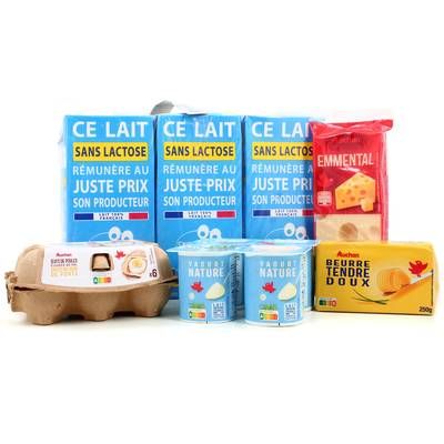 Opération Banques Alimentaires Pack Produits Frais, 5 produits