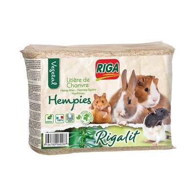 Riga Rigalit Litière Chanvre Pour Rongeurs, 225g