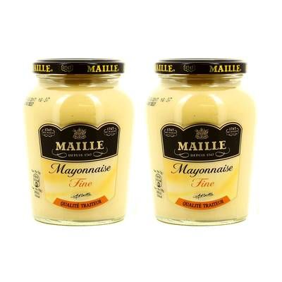 Maille Mayonnaise fine Qualité Traiteur, Lot de 2x320g