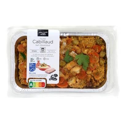 Marin Vendeen Tajine Cabillaud, Barquette de 750g
