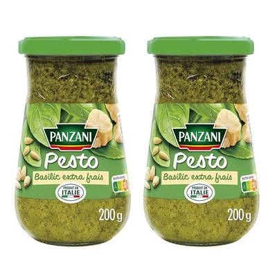 Panzani Sauce Pesto au Basilic Frais, Lot de 2x200g