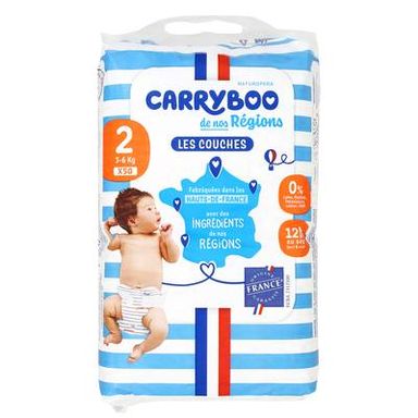 Carryboo de Nos Region Couche T2 (3-6kg), 50 couches