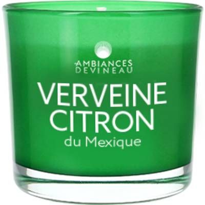 Ambiances Devineau Bougie parfumée verre verveine citron du Mexique, 20 h