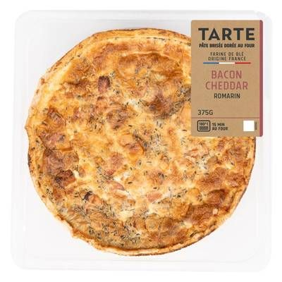 Mix Buffet Quiche Cheddar Bacon et Romarin, 375g
