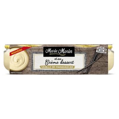 Marie Morin Crème dessert vanille, 2x120g