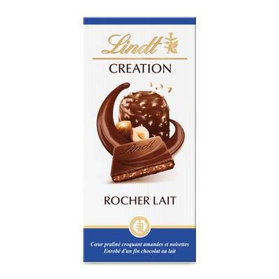 Lindt Chocolat Création le rocher Lait, 150g