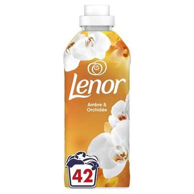 Lenor Adoucissant Ambre & Orchidée, 882ml