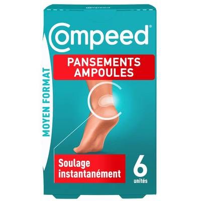 Compeed Pansement ampoules, 6 pansements