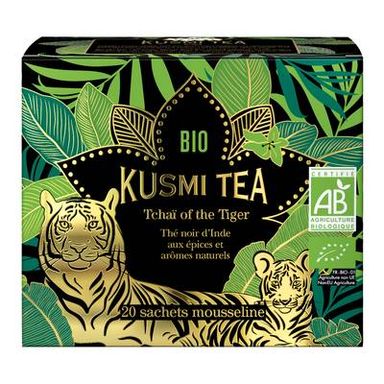Kusmi Tea Thé noir - Tchaï of the Tiger Bio, 20 sachets