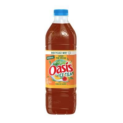 Oasis Boisson au thé glacé saveur pêche, 1,5L