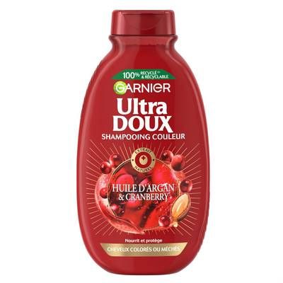 Garnier - Ultra Doux Shampooing Couleur Huile d'Argan & Cranberry, 250ml