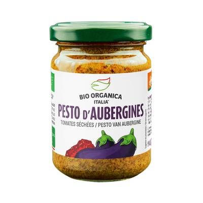 Bio Organica Italia Pesto d'aubergine bio, 140g