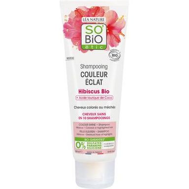 So'Bio Shampooing couleur éclat Hibiscus Cosmébio, 250ml