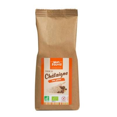 Mon Fournil Farine de Chataigne Bio et Sans Gluten, 350g