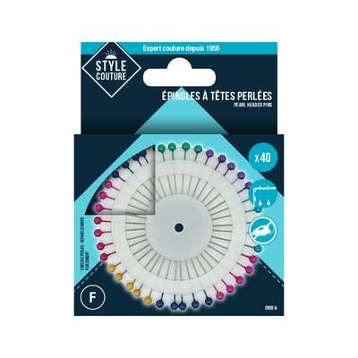 Style couture Epingle en rosace, 40 pièces