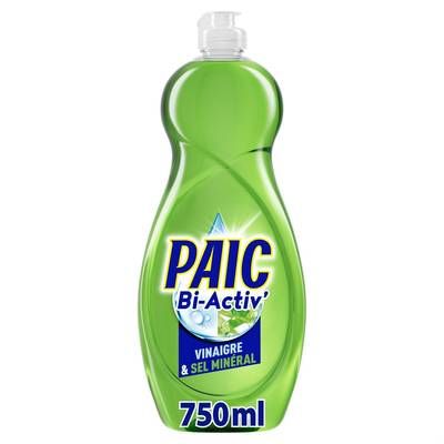 Paic Liquide vaisselle Vinaigre Sel Minéral, 750ml