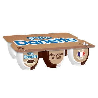 Danette Crème dessert chocolat et lait, 6x70g