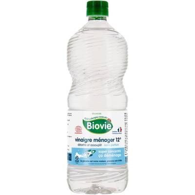 Biovie Vinaigre ménager 12°, sans parfum, 1L