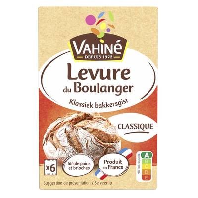 Vahine Levure de Boulanger Traditionnelle - 6 sachets, 48g
