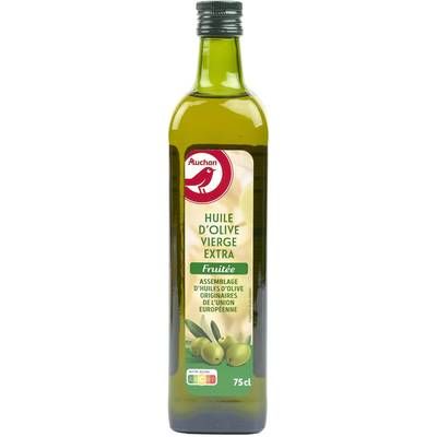 Auchan Huile d'Olive Vierge Extra Fruitée, 75cl