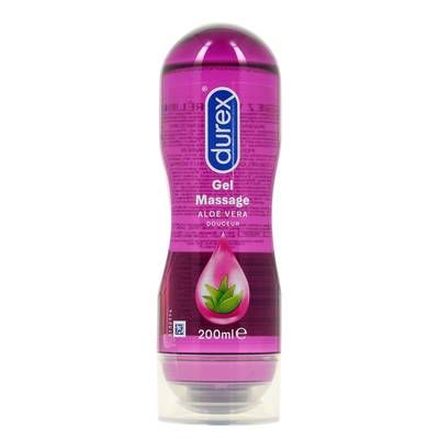 Durex Gel lubrifiant de massage Douceur à l'aloe vera, 200ml