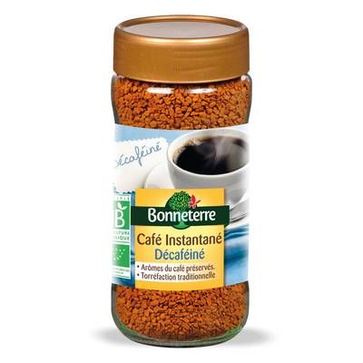 Bonneterre Café instantané décaféiné bio, 100g