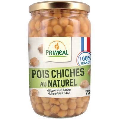 Priméal Pois chiches naturel bio, 720ML