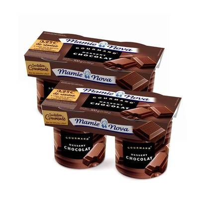 Mamie Nova Gourmand Fondant Chocolat, Lot de 2 - 2x150g