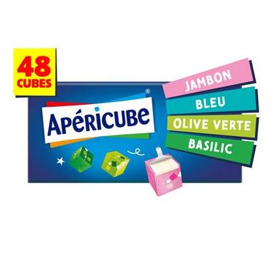 Apéricube Minis Fromages Cocktail, 48 cubes - 250g