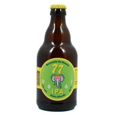 Brasserie de Meaux Bière I.P.A blonde 5°, 33cl