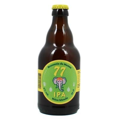 Brasserie de Meaux Bière I.P.A blonde 5°, 33cl
