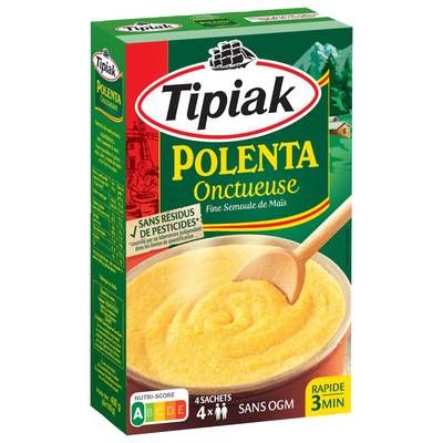 Tipiak Polenta Onctueux Sans Pesticide, 4x100g