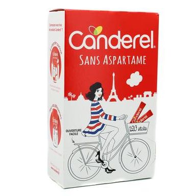 Canderel Edulcorant en poudre 100% sucralose, 120 sticks